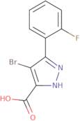 4-Bromo-3-(2-fluorophenyl)-1H-pyrazole-5-carboxylic acid