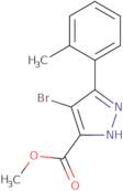 Methyl 4-bromo-3-(2-methylphenyl)-1H-pyrazole-5-carboxylate