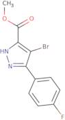 4-Bromo-5-(4-fluoro-phenyl)-2H-pyrazole-3-carboxylic acid methyl ester