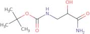 (2-Carbamoyl-2-Hydroxy-Ethyl)-Carbamic Acid Tert-Butyl Ester