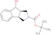 rel-(3aR,8R,8aR)-tert-Butyl 8-Hydroxy-3,3a,8,8a-tetrahydroindeno[1,2-C]pyrrole-2(1H)-carboxylate
