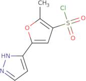 2-Methyl-5-(1H-pyrazol-5-yl)-3-furansulfonyl chloride