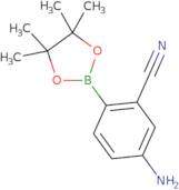 5-Amino-2-(4,4,5,5-tetramethyl-1,3,2-dioxaborolan-2-yl)benzonitrile