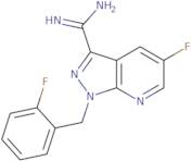 5-Fluoro-1-(2-fluorobenzyl)-1H-pyrazolo[3,4-b]pyridine-3-carboximidamide