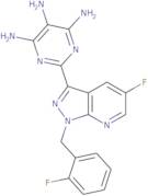 2-(5-Fluoro-1-(2-fluorobenzyl)-1H-pyrazolo[3,4-b]pyridin-3-yl)pyrimidine-4,5,6-triamine
