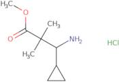 Methyl 3-amino-3-cyclopropyl-2,2-dimethylpropanoate hydrochloride