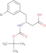 (R)-4-(3-Bromophenyl)-3-((tert-butoxycarbonyl)amino)butanoic acid ee