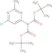 6-[Bis(Boc)amino]-4-chloro-2-methylpyrimidine