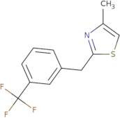 4-Methyl-2-{[3-(trifluoromethyl)phenyl]methyl}-1,3-thiazole