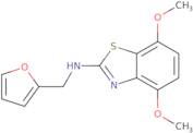 N-(2-Furylmethyl)-4,7-dimethoxy-1,3-benzothiazol-2-amine