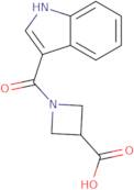 1-(1H-Indole-3-carbonyl)azetidine-3-carboxylic acid