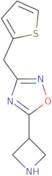 5-(Azetidin-3-yl)-3-(thiophen-2-ylmethyl)-1,2,4-oxadiazole