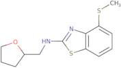 4-(Methylthio)-N-(tetrahydrofuran-2-ylmethyl)-1,3-benzothiazol-2-amine