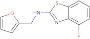 4-Fluoro-N-(2-furylmethyl)-1,3-benzothiazol-2-amine