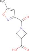 1-[(5-Methylisoxazol-3-yl)carbonyl]azetidine-3-carboxylic acid