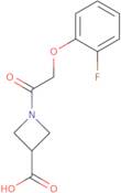 1-[(2-Fluorophenoxy)acetyl]azetidine-3-carboxylic acid