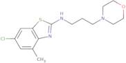 6-Chloro-4-methyl-N-(3-morpholinopropyl)benzo[D]thiazol-2-amine