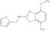 N-(2-Furylmethyl)-4-methoxy-7-methyl-1,3-benzothiazol-2-amine