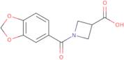 1-(1,3-Dioxaindan-5-ylcarbonyl)azetidine-3-carboxylic acid