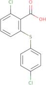 2-Chloro-6-[(4-chlorophenyl)sulfanyl]benzoic acid