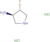 rel-(3R,4R)-4-Fluoropyrrolidin-3-amine dihydrochloride