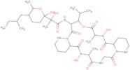 N-(7,21-Dihydroxy-6,20-dimethyl-2,5,8,15,19,22-hexaoxo-17-propan-2-yl-18-oxa-1,4,7,13,14,21,27-heptazatricyclo[21.4.0.09,14]heptacos an-16-yl)-2-hydroxy-2-[2-hydroxy-6-methyl-5-(2-methylbutyl)oxan-2-yl]propanamide