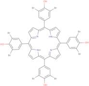 2,6-dibromo-4-[7,12,17-tris(3,5-dibromo-4-hydroxyphenyl)-21,22,23,24-tetraazapentacyclo[16.2.1.1³,.1¸,¹¹.1¹³,¹]tetracosa-1,3,5,7, 9,11(23),12,14,16,18(21),19-undecaen-2-yl]phenol
