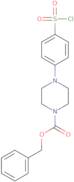 Benzyl 4-(4-(chlorosulfonyl)phenyl)piperazine-1-carboxylate