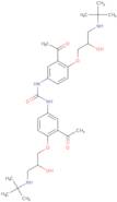 N,N'-Bis[3-acetyl-4-[3-[(1,1-dimethylethyl)amino]-2-hydroxypropoxy]phenyl]-urea
