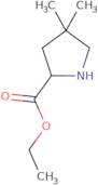 Ethyl (2S)-4,4-dimethylpyrrolidine-2-carboxylate