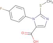 1-(4-Fluorophenyl)-2-(methylsulfanyl)-1H-imidazole-5-carboxylic acid