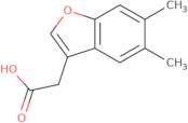 2-(5,6-Dimethyl-1-benzofuran-3-yl)acetic acid