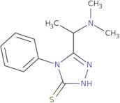 5-[1-(Dimethylamino)ethyl]-4-phenyl-4H-1,2,4-triazole-3-thiol