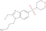 1-Butyl-2-(chloromethyl)-5-(morpholine-4-sulfonyl)-1H-1,3-benzodiazole