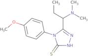 5-[1-(Dimethylamino)propyl]-4-(4-methoxyphenyl)-4H-1,2,4-triazole-3-thiol