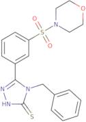 4-Benzyl-5-[3-(morpholine-4-sulfonyl)phenyl]-4H-1,2,4-triazole-3-thiol