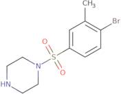 1-(4-Bromo-3-methylbenzenesulfonyl)piperazine