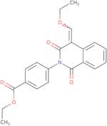 Ethyl 4-[4-(ethoxymethylidene)-1,3-dioxo-1,2,3,4-tetrahydroisoquinolin-2-yl]benzoate