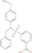 3-[Benzyl(4-methoxyphenyl)sulfamoyl]benzoic acid