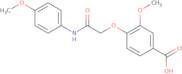 3-Methoxy-4-{[(4-methoxyphenyl)carbamoyl]methoxy}benzoic acid