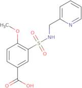 4-Methoxy-3-[(pyridin-2-ylmethyl)sulfamoyl]benzoic acid