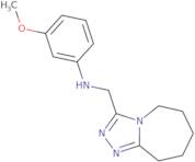 3-Methoxy-N-{5H,6H,7H,8H,9H-[1,2,4]triazolo[4,3-a]azepin-3-ylmethyl}aniline