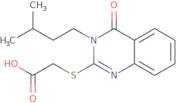 {[3-(3-Methylbutyl)-4-oxo-3,4-dihydroquinazolin-2-yl]thio}acetic acid