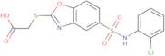 2-({5-[(2-Chlorophenyl)sulfamoyl]-1,3-benzoxazol-2-yl}sulfanyl)acetic acid