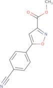 Methyl 5-(4-cyanophenyl)isoxazole-3-carboxylate