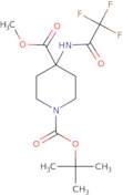 Methyl N-Boc-4-(trifluoroacetylamino)piperidine-4-carboxylate