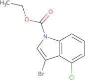 Ethyl 3-bromo-4-chloroindole-1-carboxylate