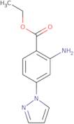ethyl 2-amino-4-(1-pyrazolyl)benzoate