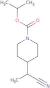 isopropyl 4-(1-cyanoethyl)piperidine-1-carboxylate