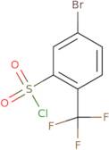 5-Bromo-2-(trifluoromethyl)benzene-1-sulfonyl chloride